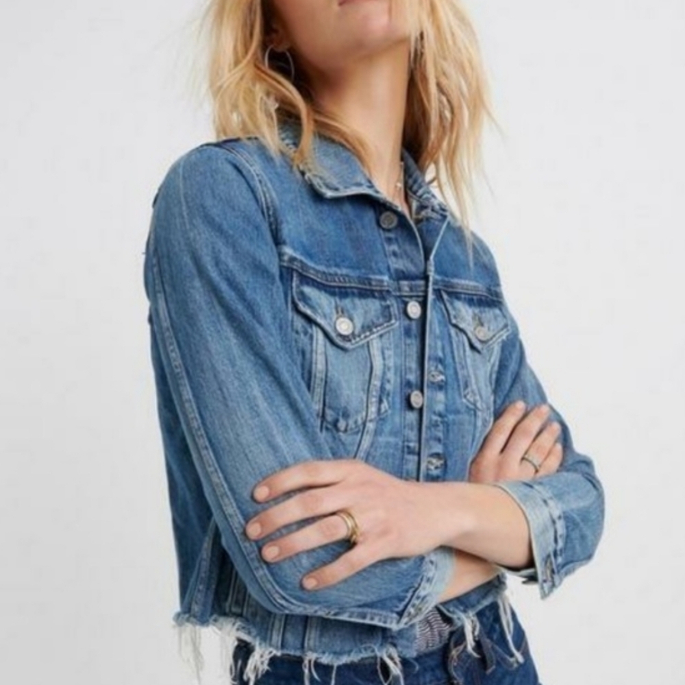 Lucky Brand Tomboy Trucker Jacket Small